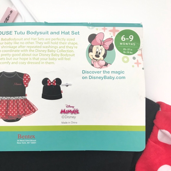 Disney (NEW) Baby Girls Minnie Mouse Set 6-9 Month - Picture 5 of 5